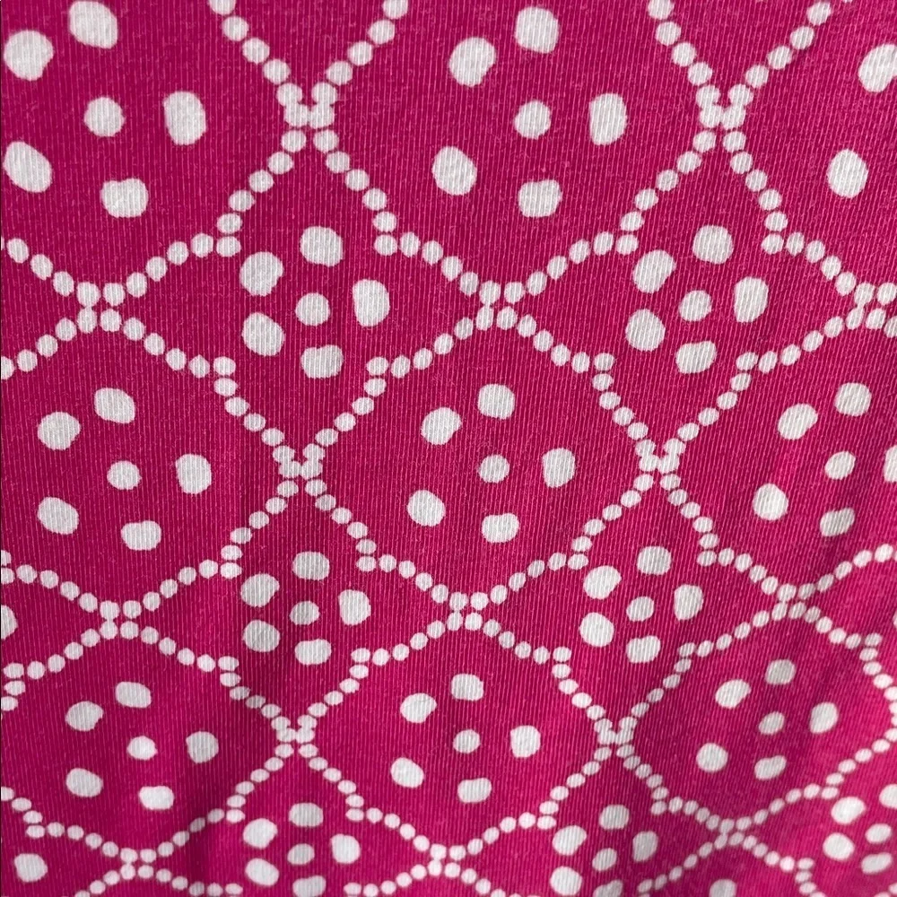 Vineyard Vines Pink  Geometric Pattern Dress